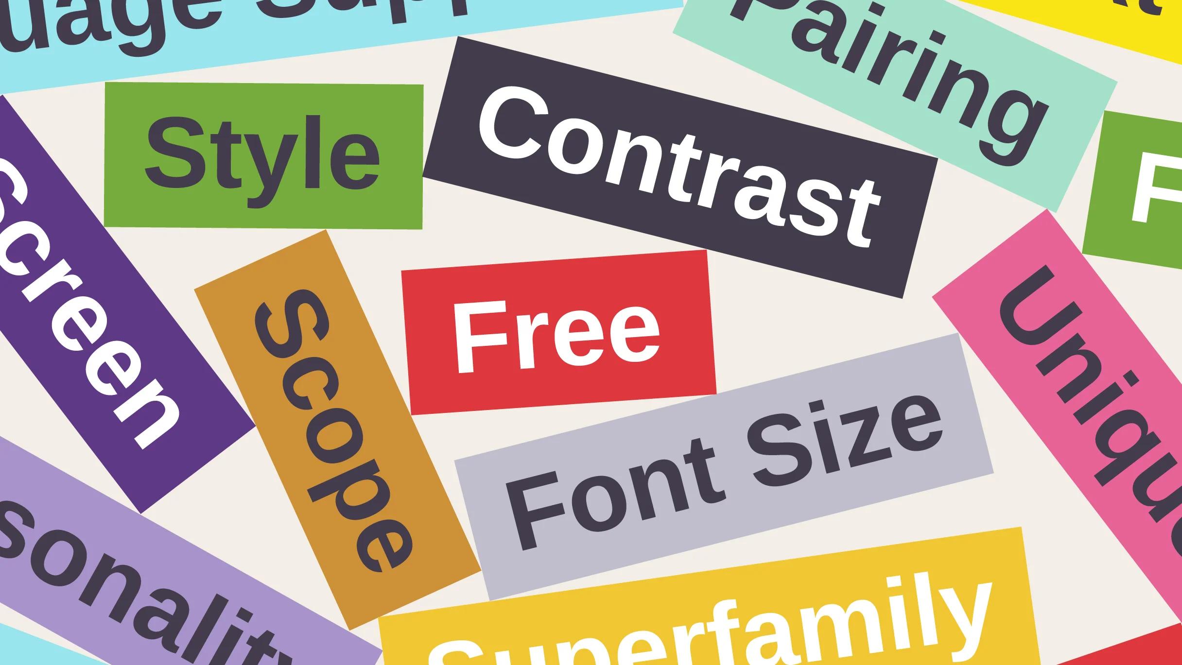 How to Choose a Web Font